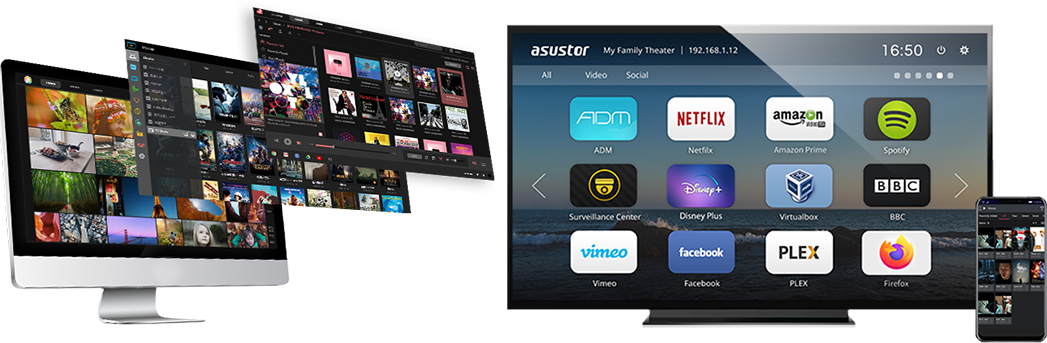 Asustor NAS 華芸 Light up your digital life